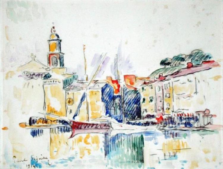 Paul Signac French Port of St. Tropez